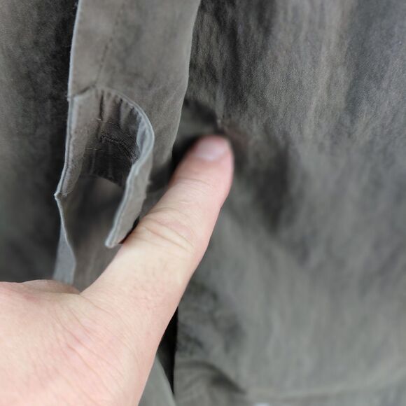 Rainforest Jacket Mens L Brown Long Down Winter Chore Coat Zip Button Liner VTG - Picture 12 of 14